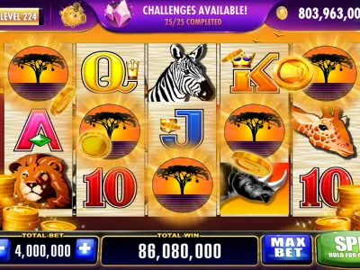 Jogos de slots disponíveis no app